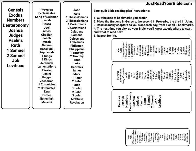 Reading Plan Preview